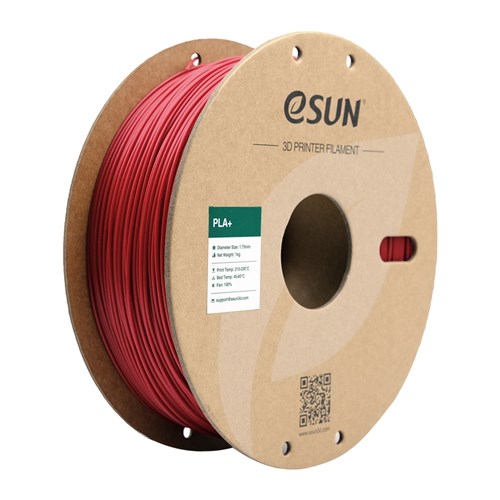 eSUN PLA+ 1.75mm 1kg - Fire Engine Red