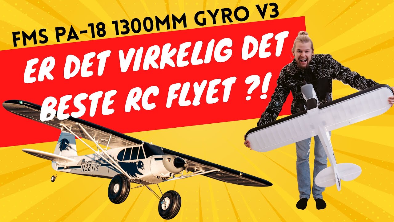 Vi tester FMS PA-18 Super Cub