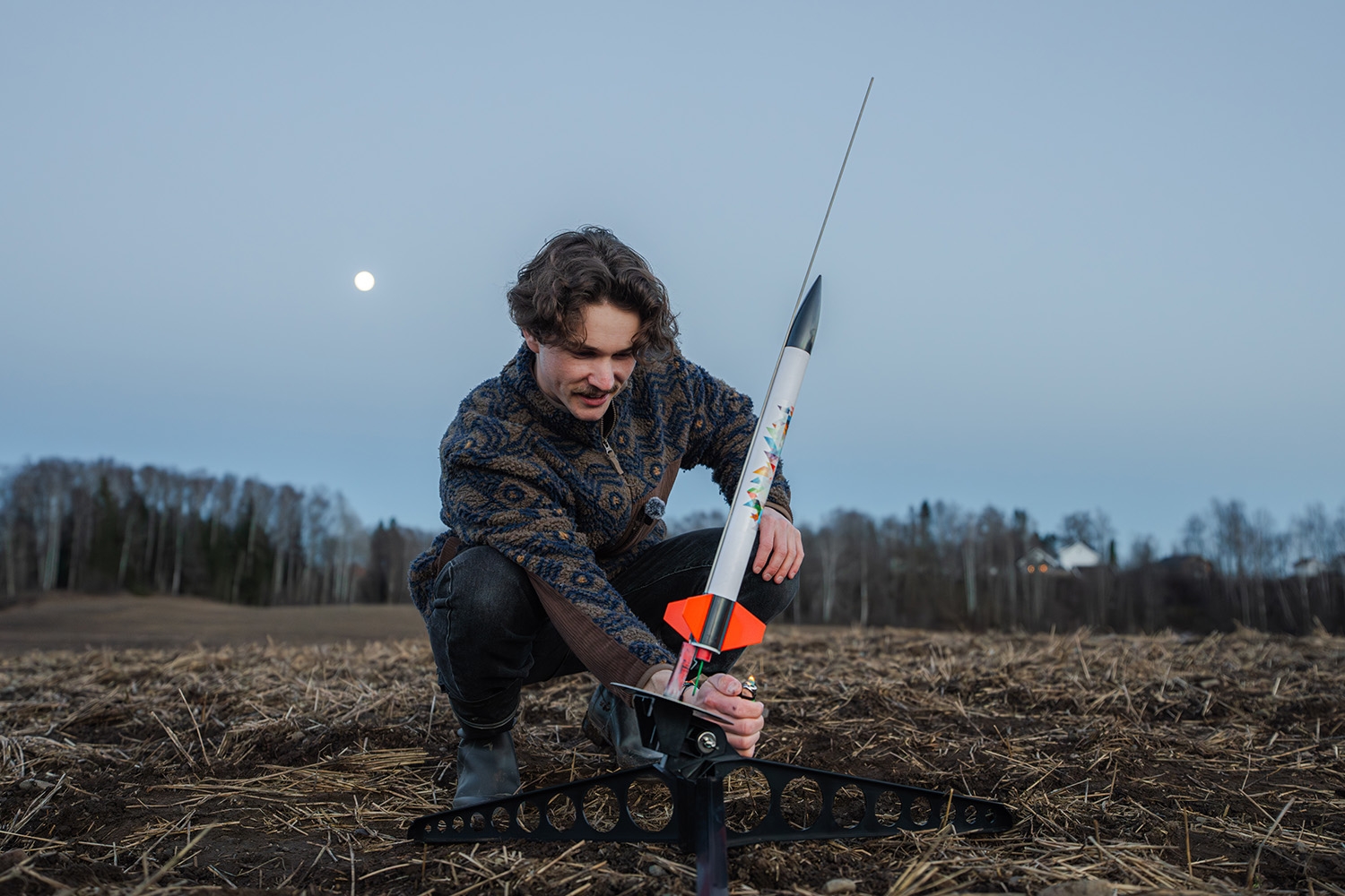 Test Klima Pegasus modellrakett 