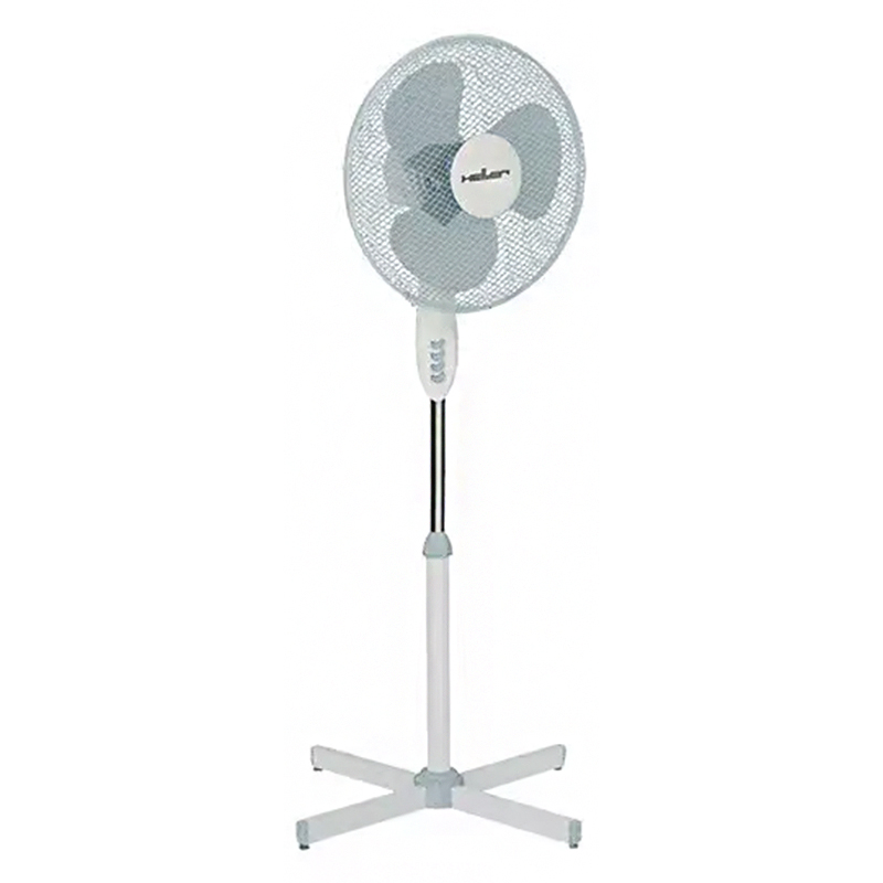 HELLER STV 406 Standventilator 50W, 40 cm, weiß/hellgrau