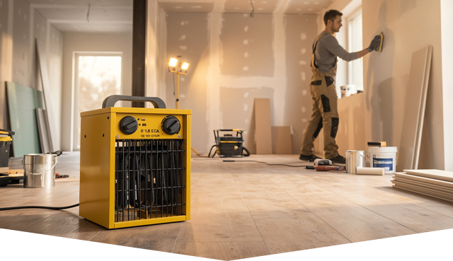 Mobiele luchtverhitter