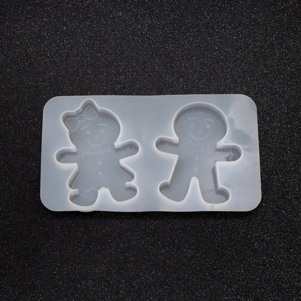 Силиконов молд /калъп/ 192x110x12 мм момче и момиче