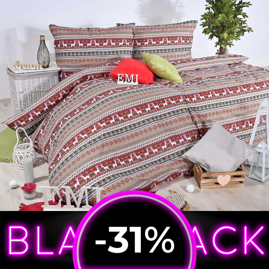 Krásne vianočné bavlnené obliečky Christmas len za 17,90€!