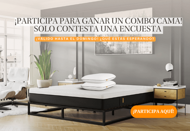 ¡PARTICIPA PARA GANAR UN COMBO CAMA! SOLO CONTESTA UNA ENCUESTA