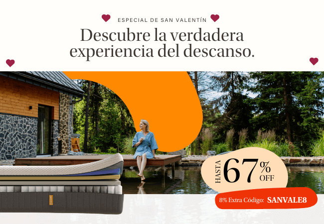 ESPECIAL DE SAN VALENTÍN HASTA 67% OFF 8% Extra Código: SANVALE8