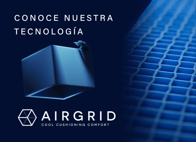 CONOCE NUESTRA TECNOLOGÍA AIRGRID COOL CUSHIONING COMFORT
