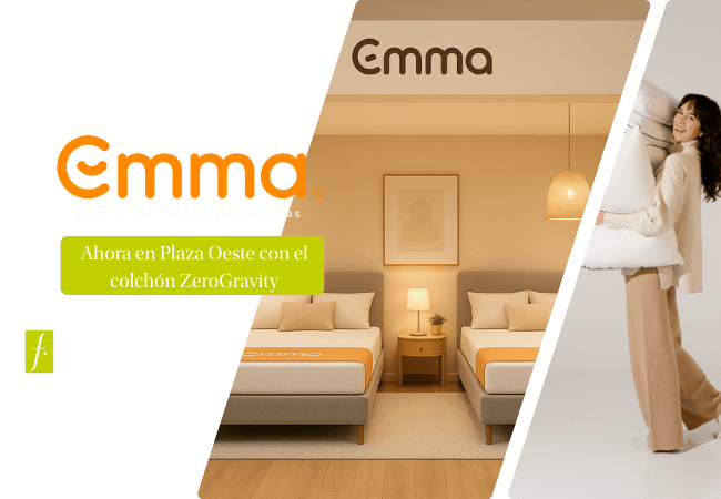 Emma Colchones, camas & almohadas Ahora en Plaza Oeste con el colchón ZeroGravity
