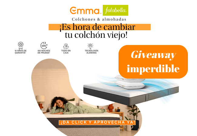 Colchones & almohadas ¡Es hora de cambiar tu colchón viejo! Giveaway imperdible