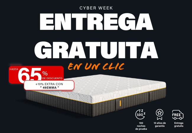 CYBER WEEK ENTREGA GRATUITA HASTA 65% DE DESCUENTO +10% EXTRA CON "49EMMA"