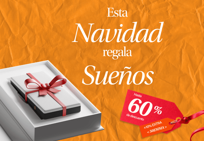 Esta Navidad regala Sueños Hasta 60% de descuento +10% EXTRA <50EMMA>