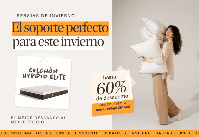 REBAJAS DE INVIERNO viste tu cama para el invierno hasta 60% de descuento +10% EXTRA DE DTO con el código F9K7P3