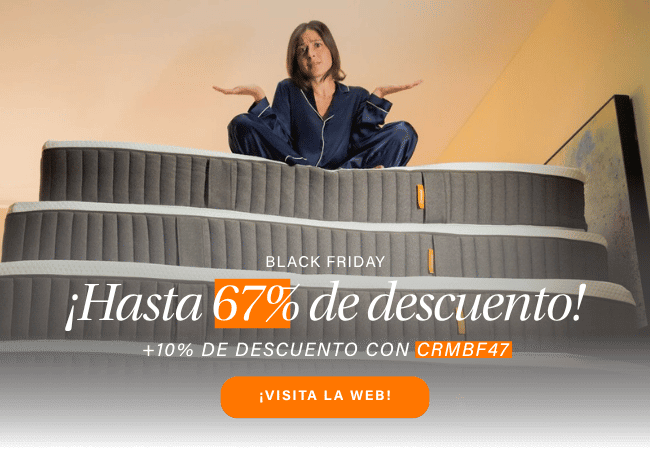 BLACK FRIDAY ¡Hasta 67% de descuento! +10% DE DESCUENTO CON CRMBF47 ¡VISITA LA WEB!
