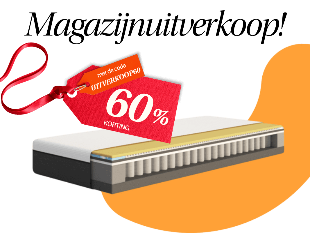 Magazijnuitverkoop! met de code UITVERKOOP60 60% KORTING