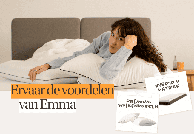 Ervaar de voordelen van Emma HYBRID II MATRAS PREMIUM WOLKENKUSSEN