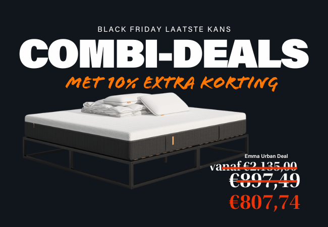 BLACK FRIDAY LAATSTE KANS COMBI-DEALS MET 10% EXTRA KORTING Emma Urban Deal €807,74