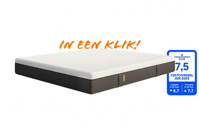 HYBRID PREMIUM MATRAS IN EEN KLIK! Het meest comfortable matras van Nederland!