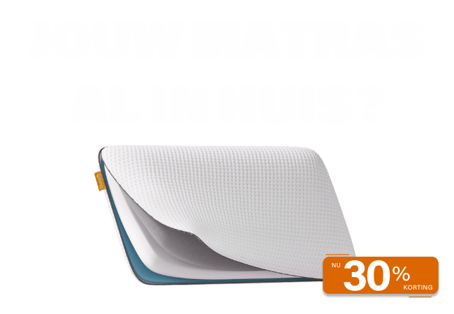 JOUW MATRAS AL IN HUIS? NU 30% KORTING