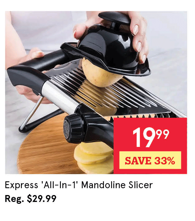 Express 'All-In-1' Mandoline Slicer