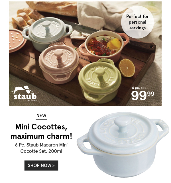 Staub MacAron Mini Cocotte - Set of 6