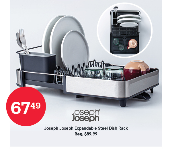 Joseph Joseph Extend Steel Dish Rack Expandable