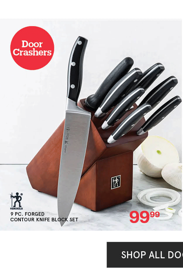 Henckels Forged Contour 9 Piece Knife Block Set 