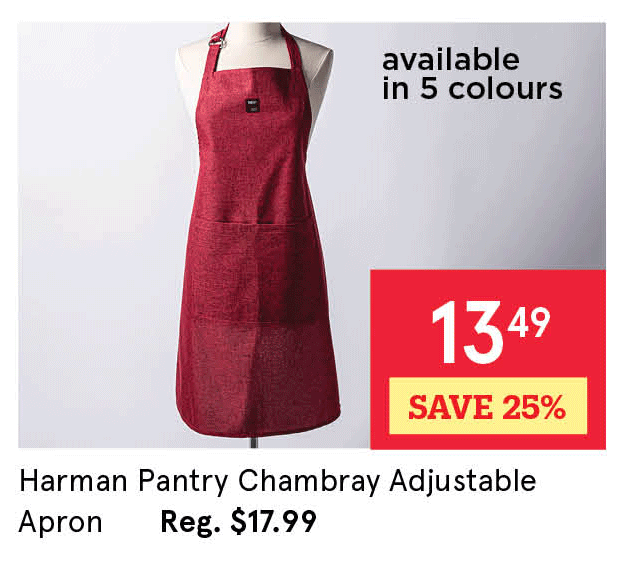 Harman Pantry Chambray Adjustable Apron