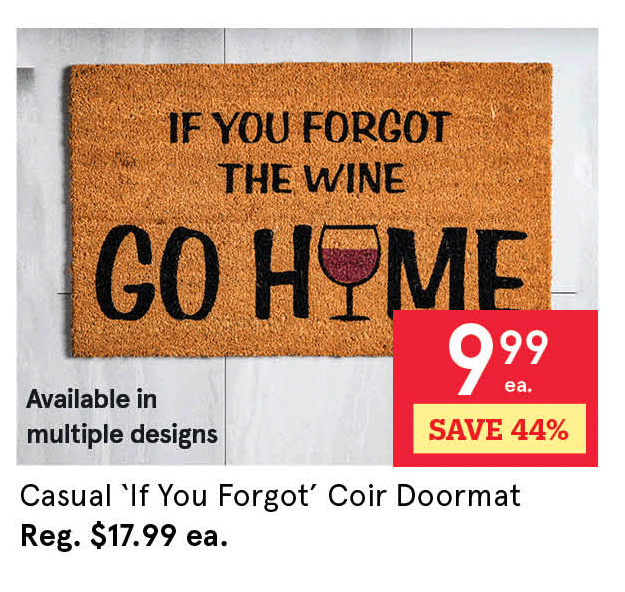 Casual 'If You Forgot' Coir Doormat