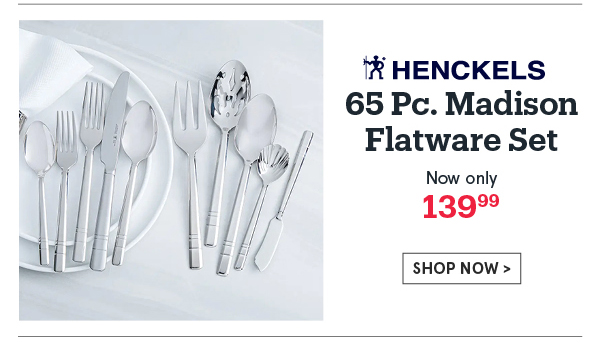 Henckels Madison Flatware - Set of 65