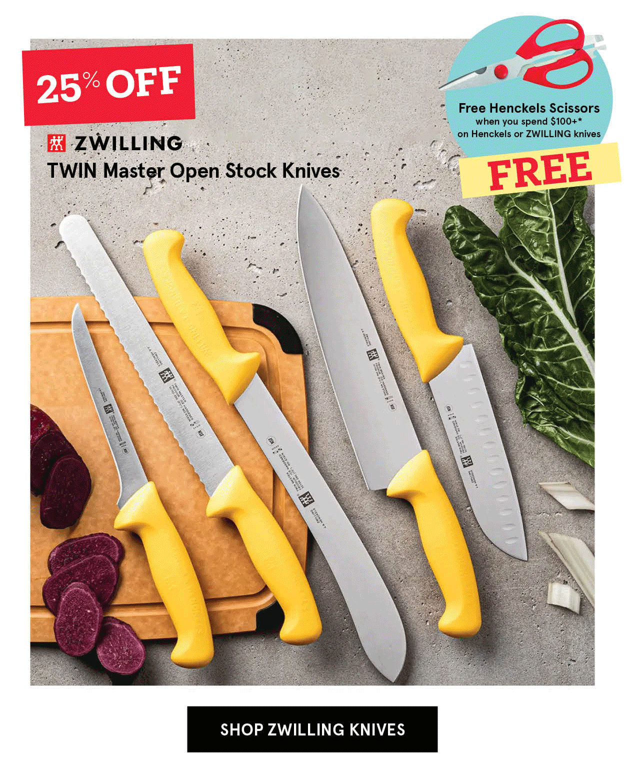 Twin Master Knives - 25% OFF