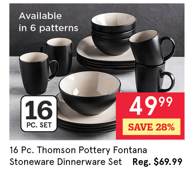 Thomson Pottery Fontana Stoneware Dinnerware