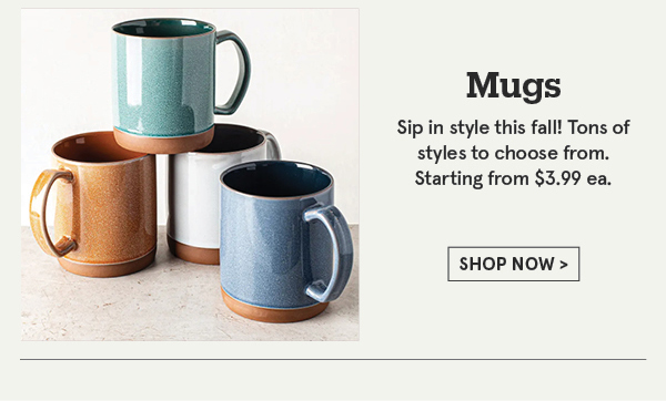 Mugs & Espresso Cups