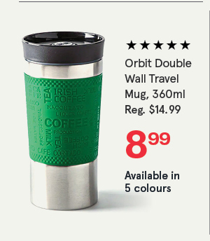 Orbit Double Wall Travel Mug