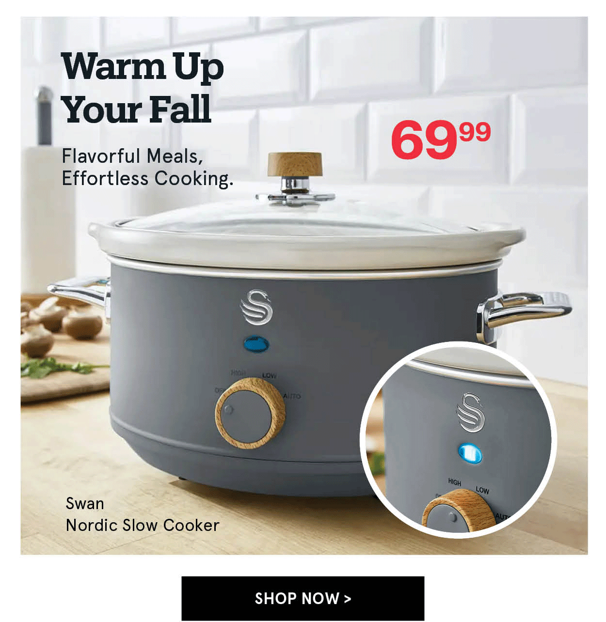 Swan Nordic Slow Cooker