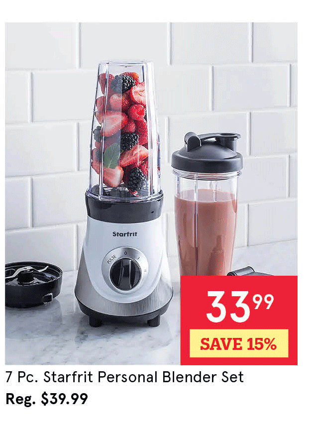 Starfrit Personal Blender - Set of 7 