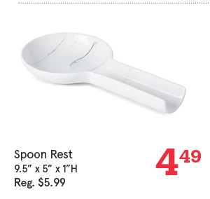 Marble Porcelain Flat Spoon Rest 