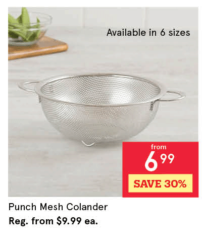 Punch Mesh Colander 