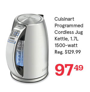 Cuisinart PerfecTemp Programmed Cordless Jug Kettle