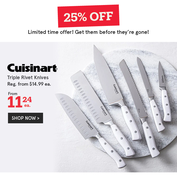 Cuisinart Triple Rivet knives