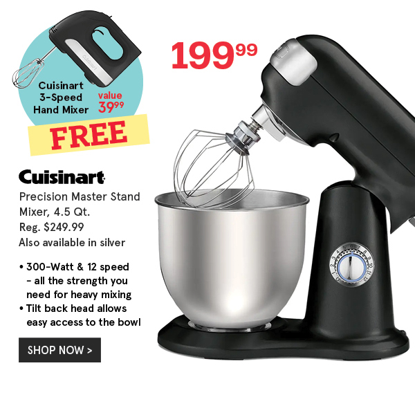 Cuisinart Precision Master Stand Mixer 4.5 Quart