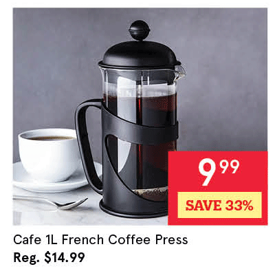 Cafe 1L French Coffee Press 