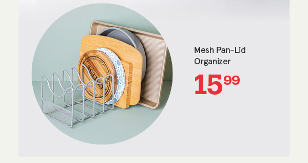 Mesh Pan-Lid Organizer