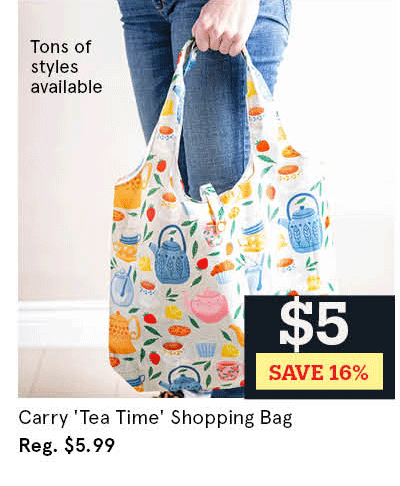 Carry 'Tea Time' Shopping Bag