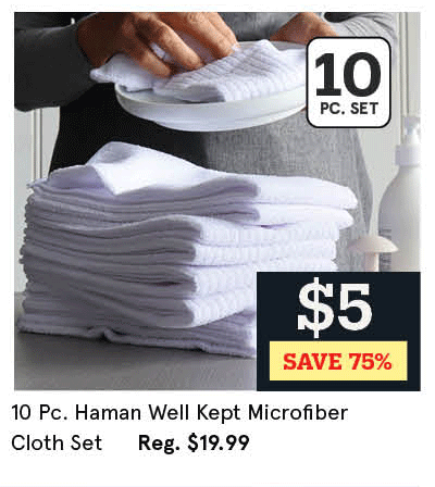 Harman Well Kept Microfiber Cloth - Set of 10 