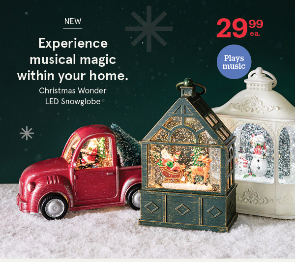 Christmas Wonder Snowglobes