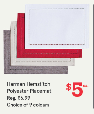 Harman Hemstitch Placemats