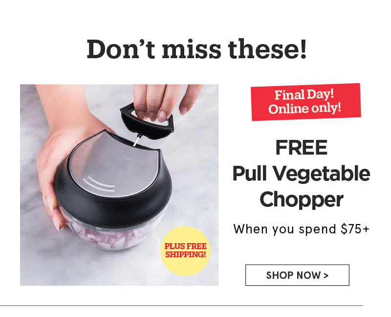 Free Pull Vegetable Chopper 