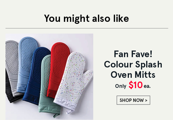 Colour Splash Oven Mitts