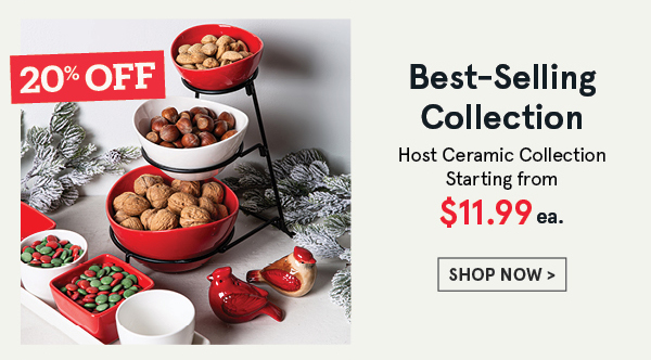 Christmas Host Serveware