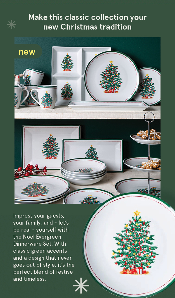 New Evergreen Dinnerware Collection