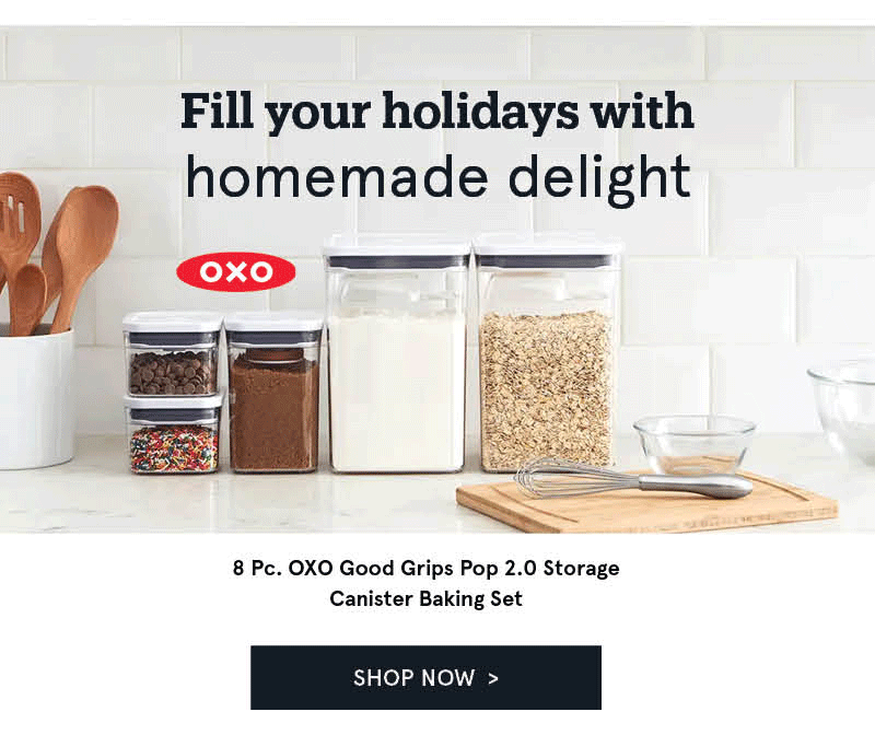 OXO Good Grips Pop 2.0 Storage Canister Baking Combo - Set of 8